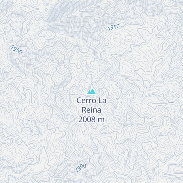 Map of Cerro La Reina