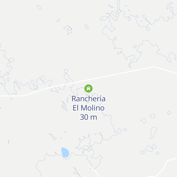 Map of Ranchería El Molino