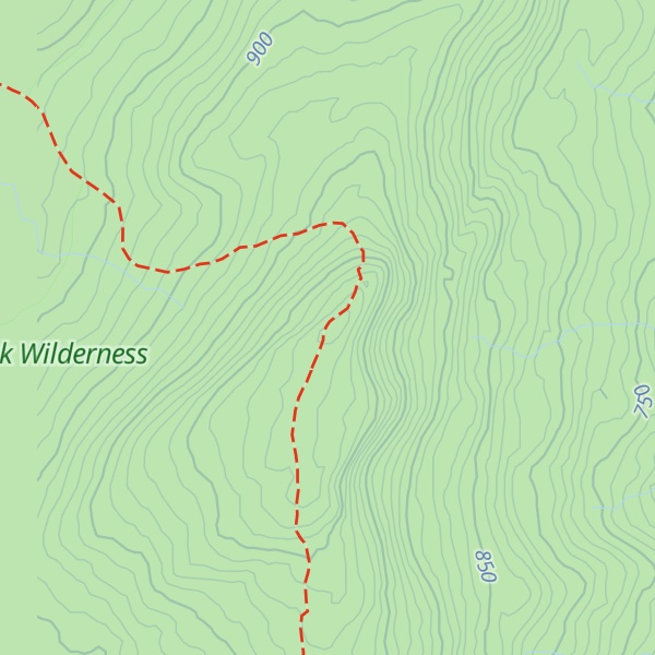 Map of Peru Peak