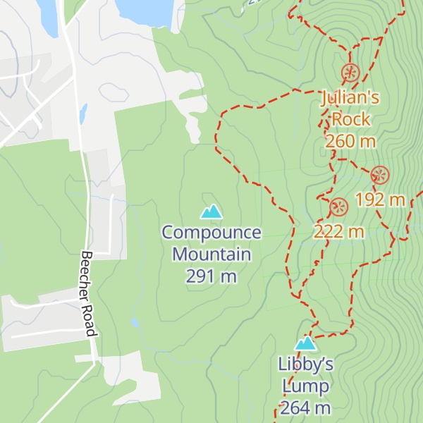 Map of Compounce Mountain