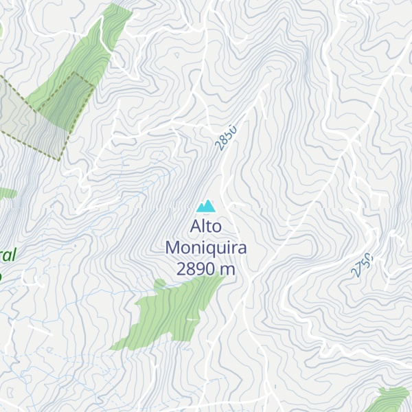Map of Alto Moniquira