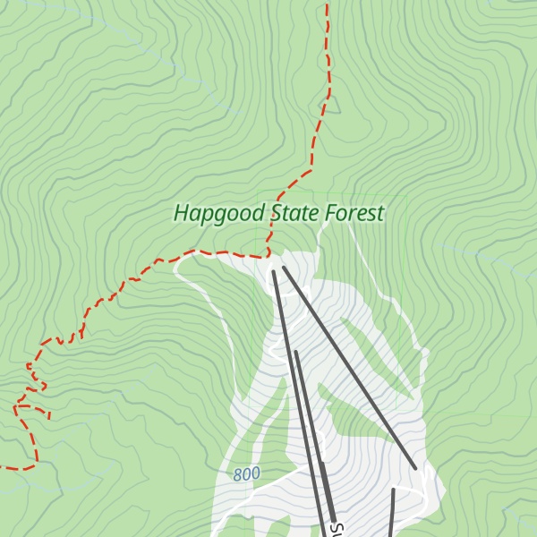 Map of Bromley Mountain