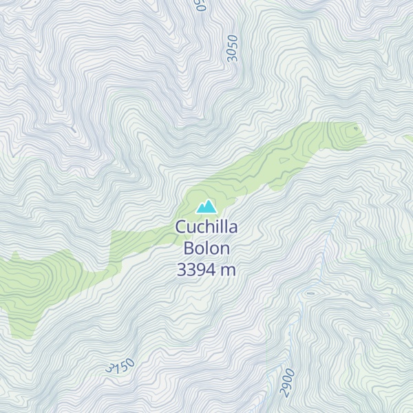 Map of Cuchilla Bolon