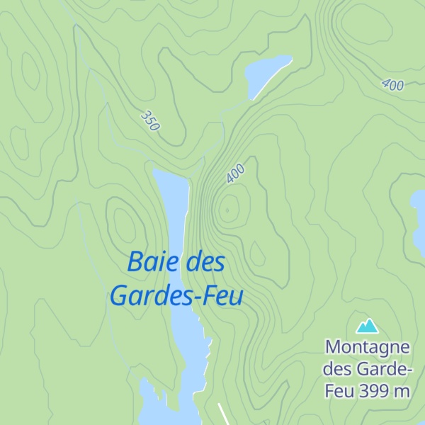 Map of Montagne des Gardes-Feu
