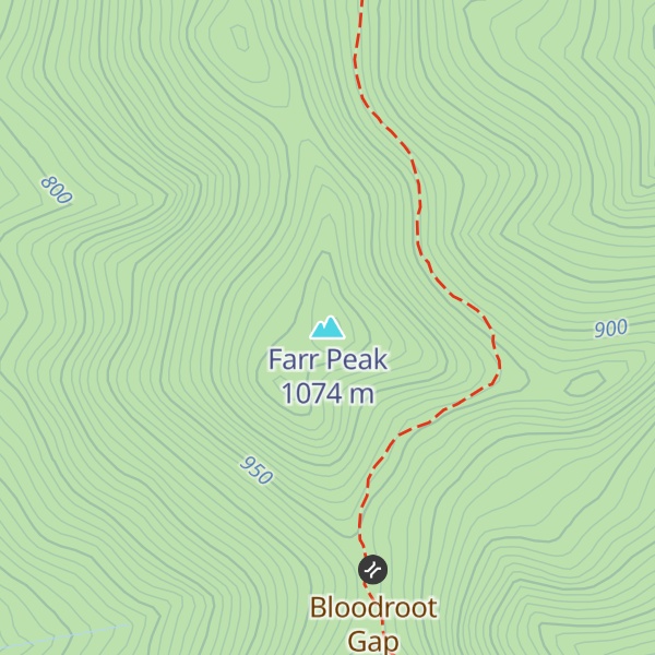 Map of Farr Peak