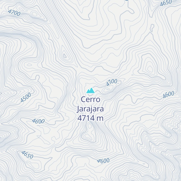 Map of Cerro Jarajara