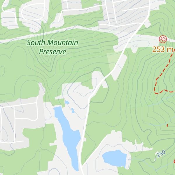 Map of South Mountain