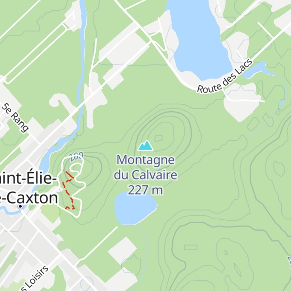 Map of Montagne du Calvaire