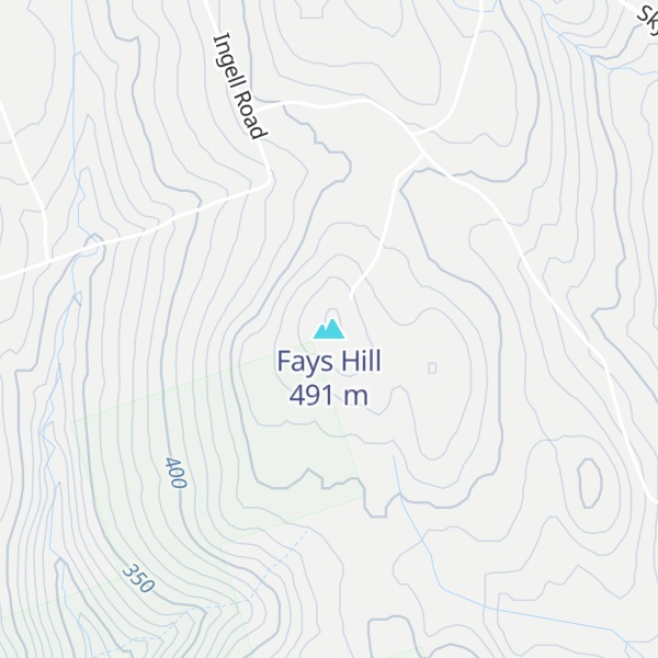 Map of Fays Hill