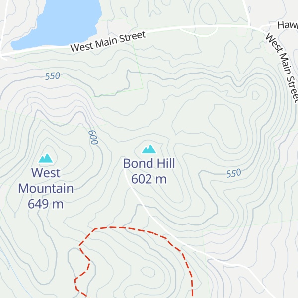 Map of Bond Hill