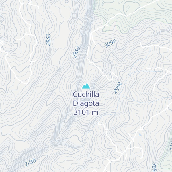 Map of Cuchilla Diagota