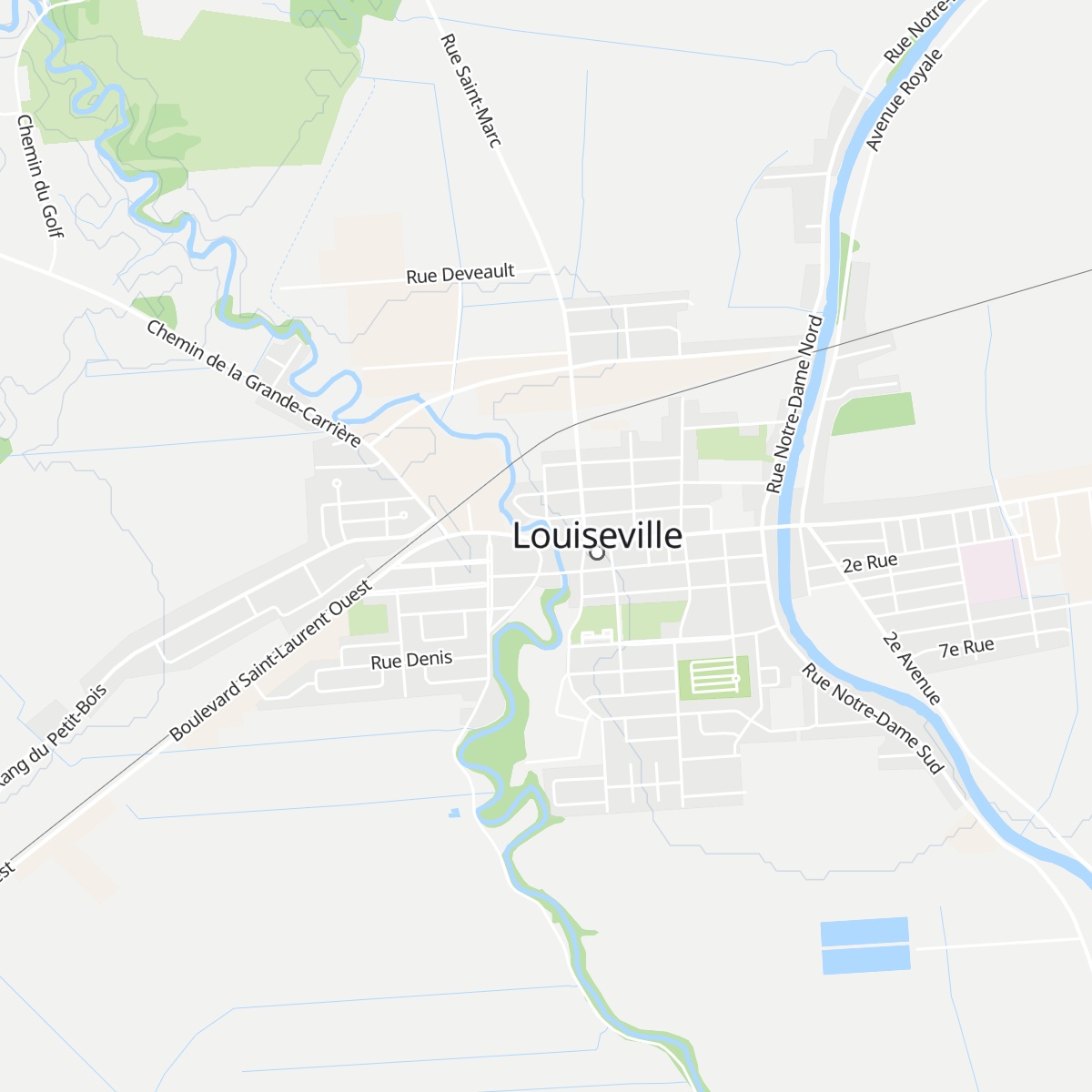 Gîte du carrefour map