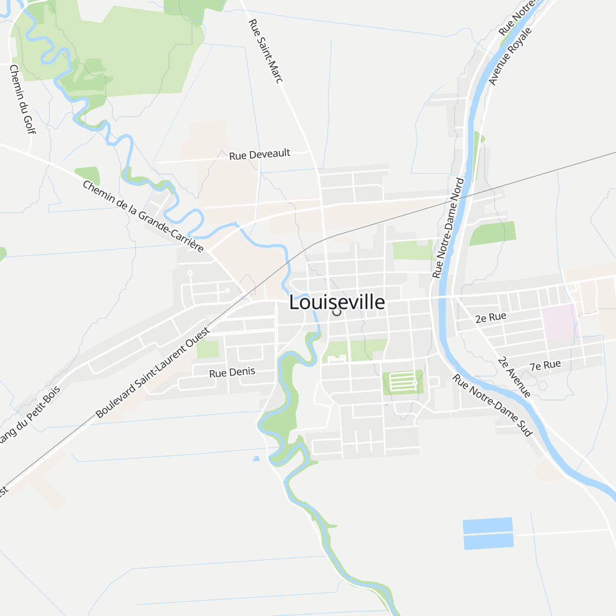Gîte du carrefour map
