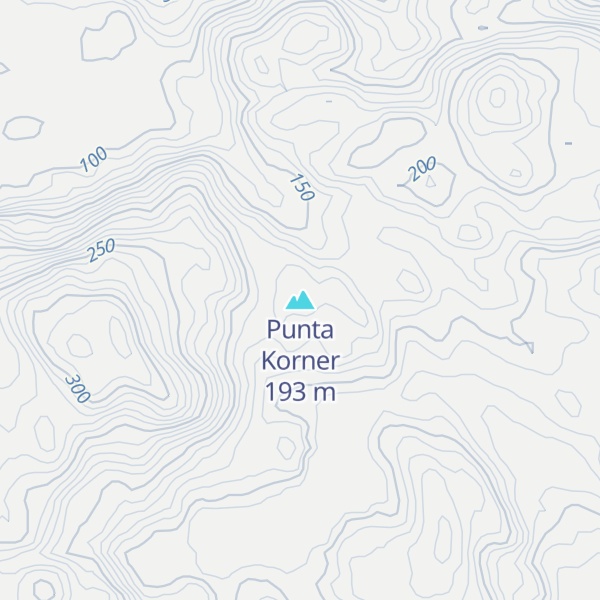 Map of Punta Korner
