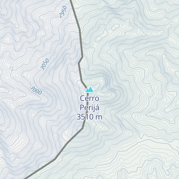 Map of Cerro Perijá
