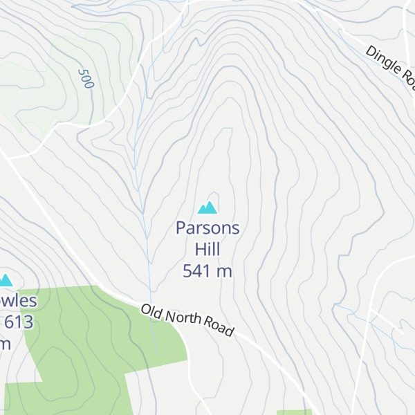 Map of Parsons Hill