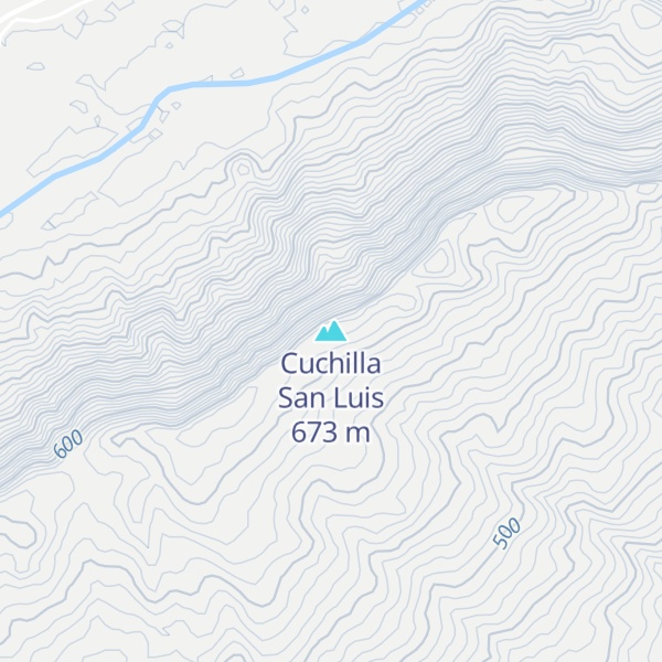 Map of Cuchilla San Luis