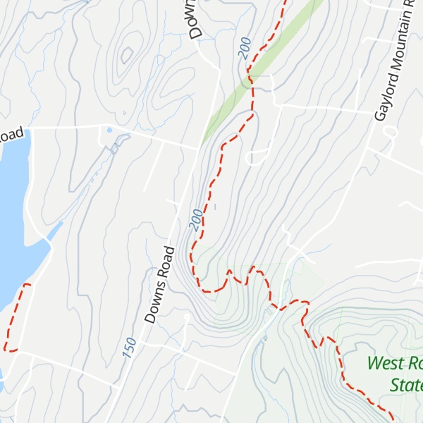 Map of Mad Mare Ridge