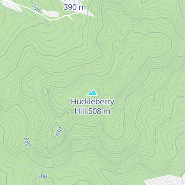 Map of Huckleberry Hill