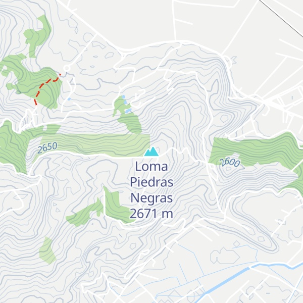 Map of Loma Piedras Negras