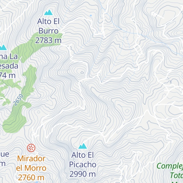 Map of Alto La Fragua