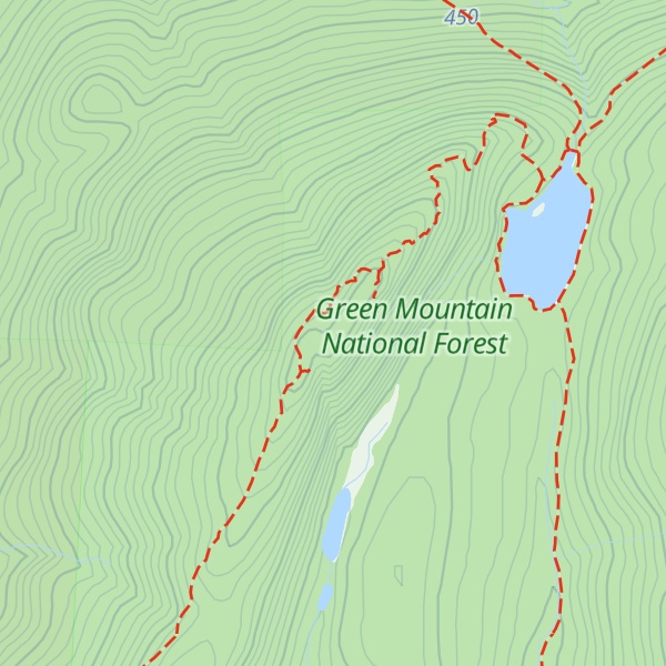 Map of Green Mountain