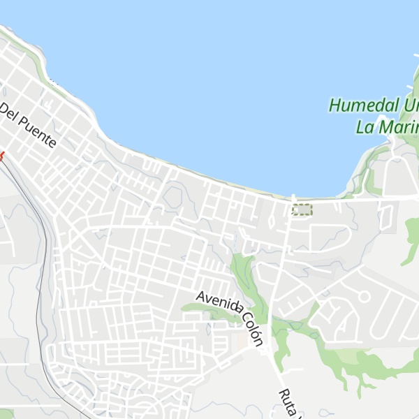 Map of Cabaña Puerto Dulce