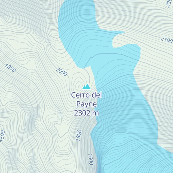 Map of Cerro Paine