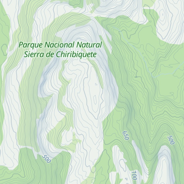 Map of Cerro Chiribiquete