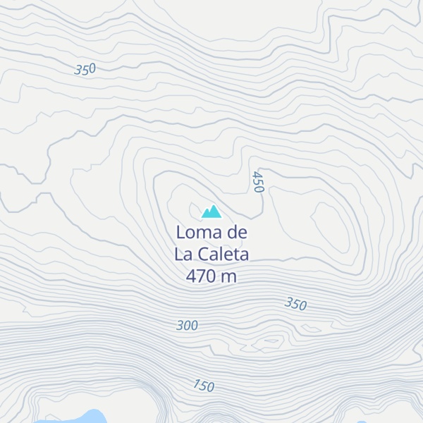 Map of Loma de La Caleta