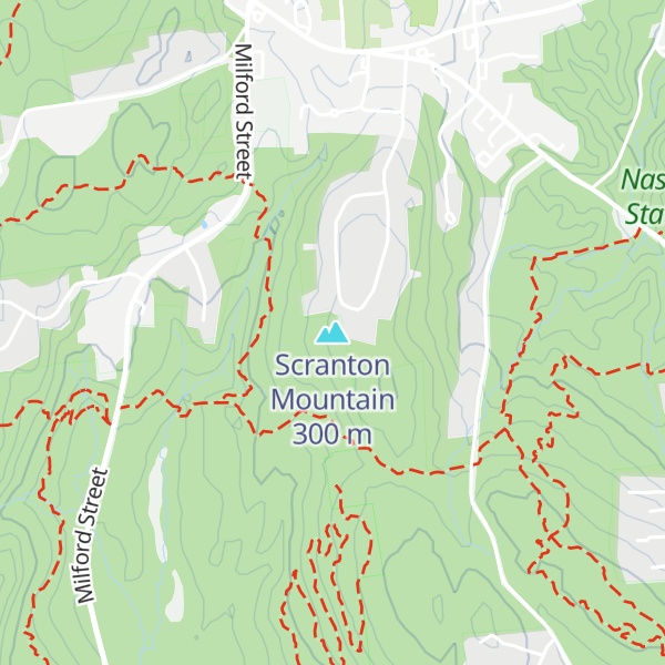 Map of Scranton Mountain