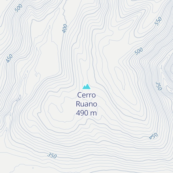 Map of Cerro Ruano