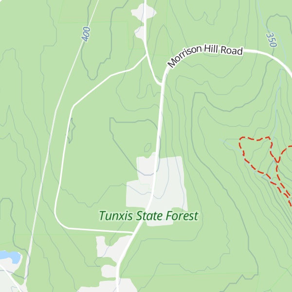 Map of Booth Hill