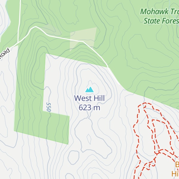 Map of West Hill