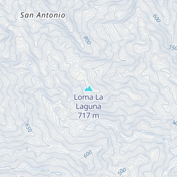 Map of Loma La Laguna