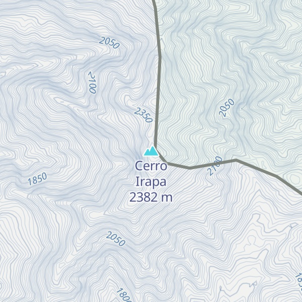 Map of Cerro Irapa