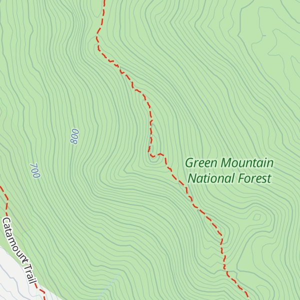 Map of Cape Lookoff Mountain