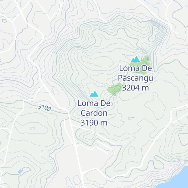 Map of Loma De Cardon