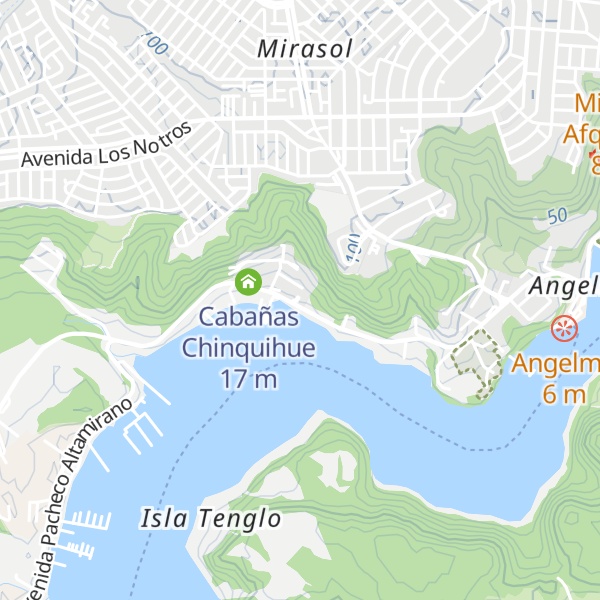 Map of Cabañas Molina