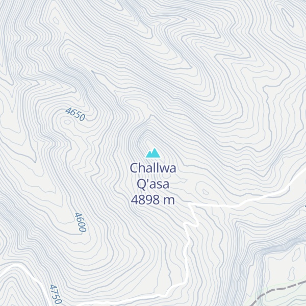 Map of Challwa Q'asa