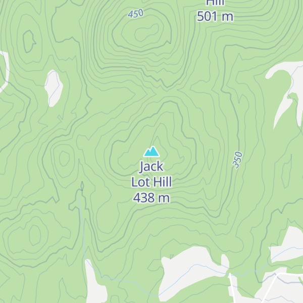 Map of Jack Lot Hill