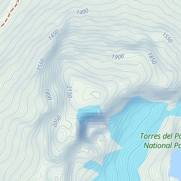 Map of Cerro Nido de Cóndor