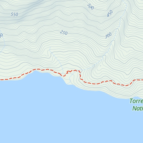 Map of Refugio Los Cuernos