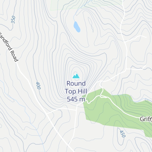 Map of Round Top Hill