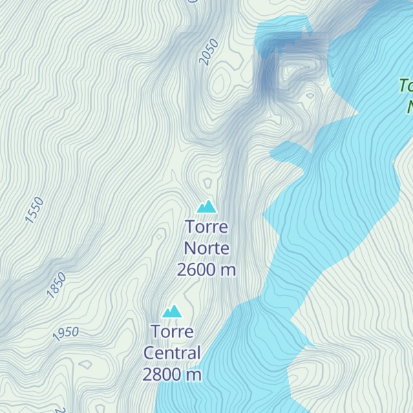 Map of Torre Norte