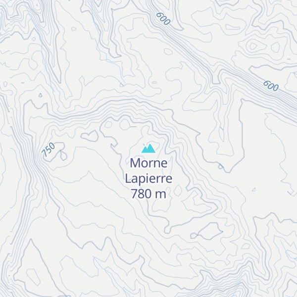 Map of Morne Lapierre