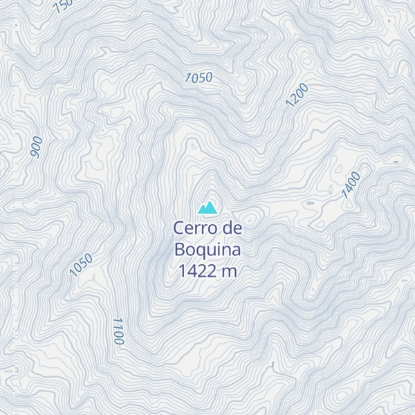 Map of Cerro de Boquina