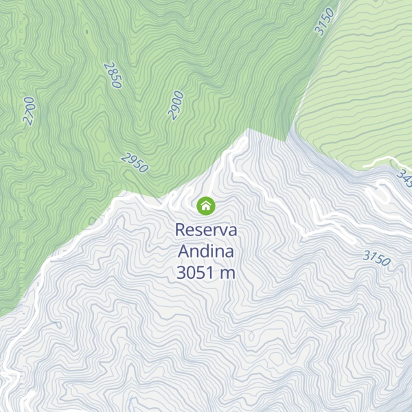 Map of Reserva Andina