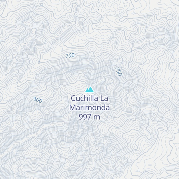 Map of Cuchilla La Marimonda