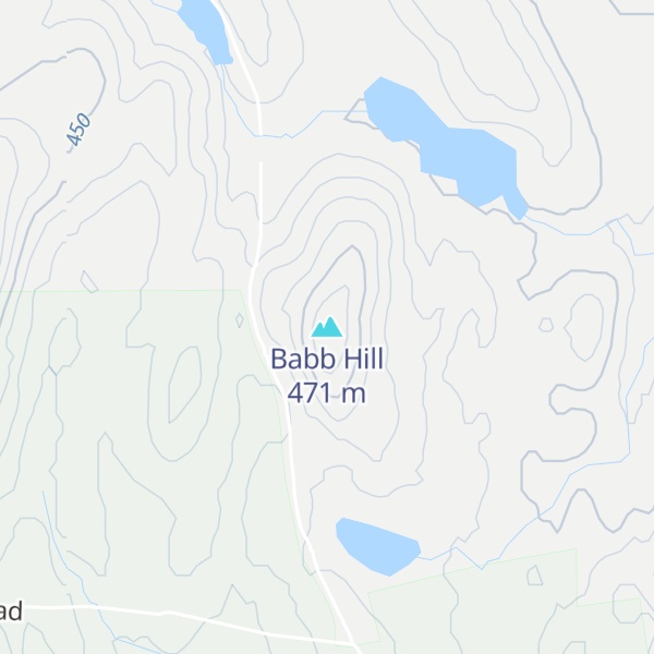 Map of Babb Hill